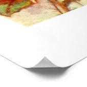 Blaue Vögel Poster (Ecke)