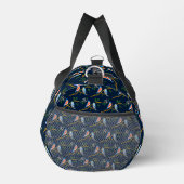 Blaue Vögel Reisetasche Dunkelblau Duffle Bag (Rechts)