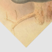 Blaue Vögel Schöne Vintage Entopplung Seidenpapier (Detail)