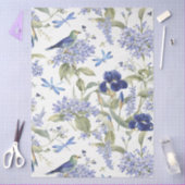 Blaue Vögel Seidenpapier (Basteln)