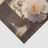 Blaue Vögel Seidenpapier (Ausschnitt)