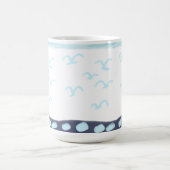 Blaue Vögel Tasse-keramisch Kaffeetasse (Mittel)