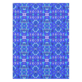 Blaue Vögel Tischdecke