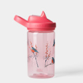 Blaue Vögel und Berry Bushes Trinkflasche (rechts)