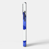 Blaue Vogelfamilie Case-Mate iPhone Hülle (Rückseite / Links)