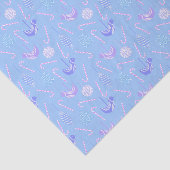 Blaue Vogelkanonen Seidenpapier (Ausschnitt)