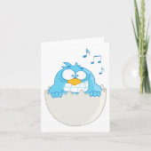 Blaue Vogelscheuche von Ei Singtier Karte (Vorderseite)