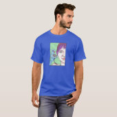 Blaue Vogelserenade T-Shirt (Vorne ganz)