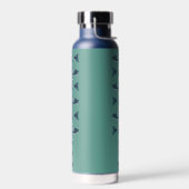 Blaue Volkskunstforelle/Lachs Trinkflasche (Links)