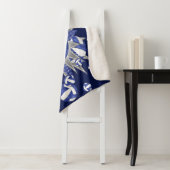 Blaue Volleyballs individuelle Name Sherpadecke (Beispiel)