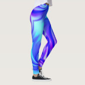 blaue Vortex-Leggings Leggings (Rechts)