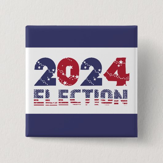 Blaue Wahl 2024 Button (Vorderseite)