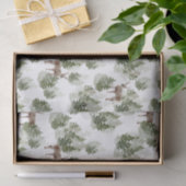 Blaue Waldhirsche Seidenpapier (Geschenk)