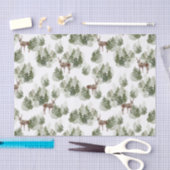 Blaue Waldhirsche Seidenpapier (Handwerk)