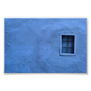 Blaue Wand - Foto-Druck Fotodruck