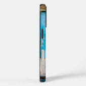 Blaue Wand und Tür Case-Mate iPhone Hülle (Rückseite / Rechts)