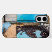 Blaue Wand und Tür Case-Mate iPhone Hülle (Rückseite (Horizontal))