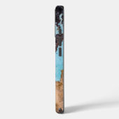 Blaue Wand und Tür Case-Mate iPhone Hülle (Rückseite / Links)