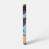 Blaue Wand und Tür Samsung Galaxy Hülle (Linke Seite)