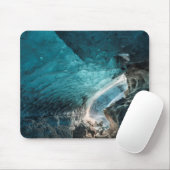 Blaue Wände einer Eishöhle Mousepad (Mit Mouse)