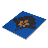 Blaue Wandfliese - Deko Fliese (Seite)