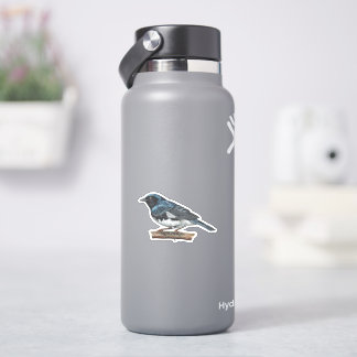 Blaue Warbler-Sticker Aufkleber