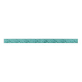 Blaue Wasserarme Satin Ribbon Spool Satinband (Vorderseite)