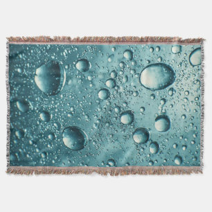 Blaue Wasserblasen Unterwasser Abstrakter Hintergr Decke