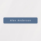 Blaue, wasserdichte, klebrige Kid's Labels Etiketten (Design 1)