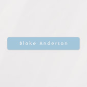 Blaue, wasserdichte, klebrige Kid's Labels Etiketten (Design 2)