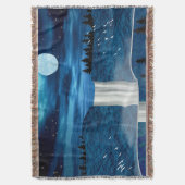 Blaue Wasserfälle Decke (Vorderseite Vertikal)