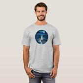 Blaue Wasserfälle T-Shirt (Vorne ganz)