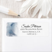 Blaue Wasserfarbe (Insitu)