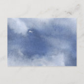 Blaue Wasserfarbe, Blumenzwiebelcode QR-UAWG Begleitkarte (Rückseite)