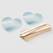 Blaue Wasserfarbe Fächer (Non-assembled)