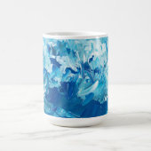 Blaue Wasserfarbe-Kaffeetasse Kaffeetasse (Mittel)