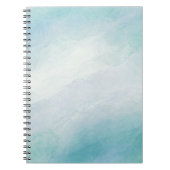Blaue Wasserfarbe Notizblock (Vorderseite)