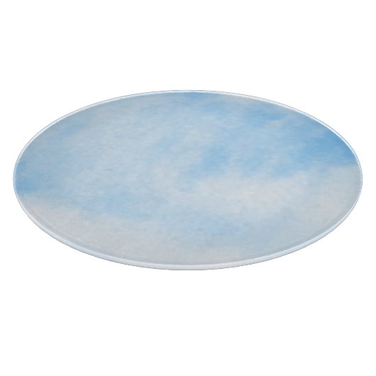 Blaue Wasserfarbe Schneidebrett (Ecke)