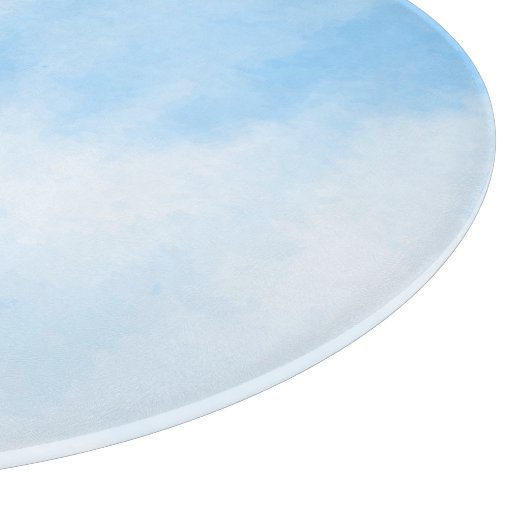 Blaue Wasserfarbe Schneidebrett (Ecke)