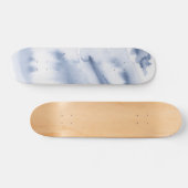 Blaue Wasserfarbe Skateboard (Horizontal)
