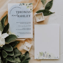 Blaue Wasserfarbe Weißer Rosen Hochzeitsfeier