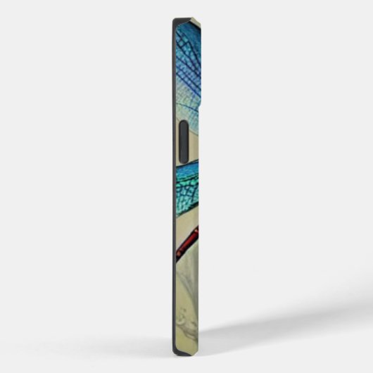 Blaue Wasserfarbendrachenfliege, personalisieren Case-Mate iPhone Hülle (Rückseite / Rechts)
