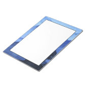 Blaue Wasserfarbengebirge Notizblock (angewinkelt)