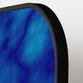 Blaue Wasserfarbenmarmor-Muster Pickleball-Paddel Pickleball Schläger (Linke Seite)