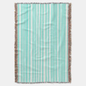 Blaue Wasserfarbenstreifen auf weiß Decke (Vorderseite Vertikal)