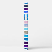 Blaue Wasserfarbenstreifen, handbemalt Case-Mate iPhone Hülle (Rückseite / Rechts)