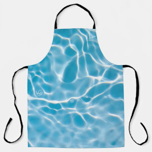 Blaue Wasseroberfläche, Natur abstrakt Schürze