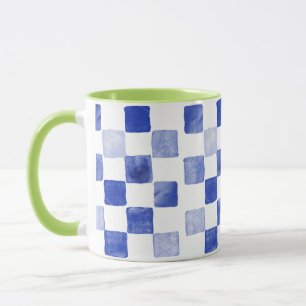 Blaue Wasserpalette Tasse