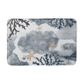 Blaue Wasserpfeife Badematte (Vorderseite)