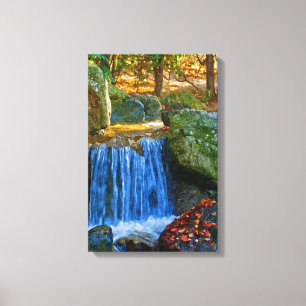 Blaue Wasserquelle Leinwanddruck